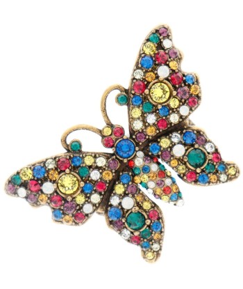 GUCCI Gucci Crystal Butterfly Ring Gold Plater No. 12 Multicolor Ladies / en ligne