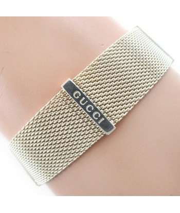 GUCCI Gucci mesh silver 925 ladies bracelet livraison et retour toujours gratuits