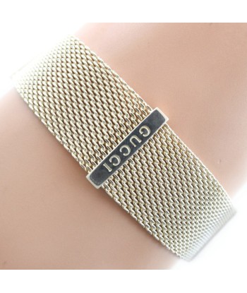 GUCCI Gucci mesh silver 925 ladies bracelet livraison et retour toujours gratuits