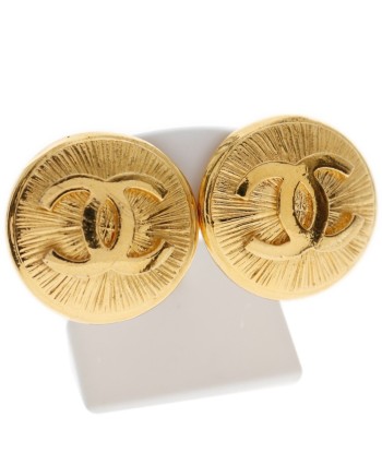 CHANEL Chanel Coco Mark Gold Plated Womens Earrings ou a consommer sur place