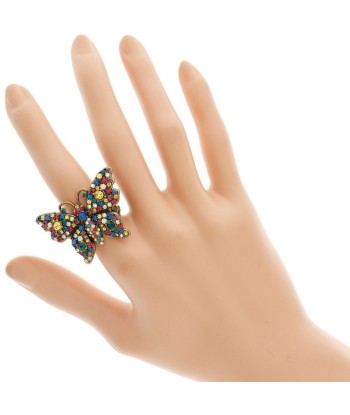 GUCCI Gucci Crystal Butterfly Ring Gold Plating No. 10 Ladies / ouvre sa boutique