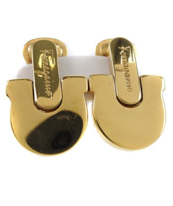 Salvatore Ferragamo Gancio Gold Plated Womens Earrings Véritable concentré