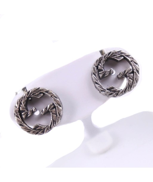 GUCCI Gucci Interlocking G Silver 925 Womens Earrings Toutes les collections ici