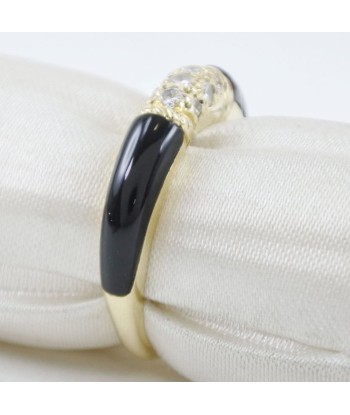 Van Cleef & Arpels Philippines K18 Yellow Gold Onyx Diamond No. 10 Ladies Ring / S sélection de produits