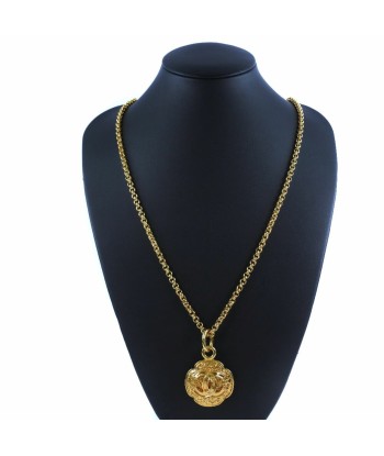 CHANEL Chanel Coco Mark Gold Plating 95A Womens Necklace la colonne vertébrale