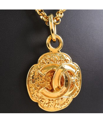 CHANEL Chanel Coco Mark Gold Plating 95A Womens Necklace la colonne vertébrale