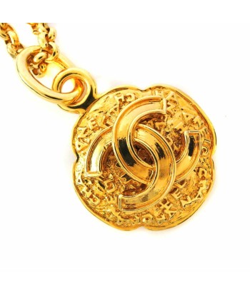 CHANEL Chanel Coco Mark Gold Plating 95A Womens Necklace la colonne vertébrale