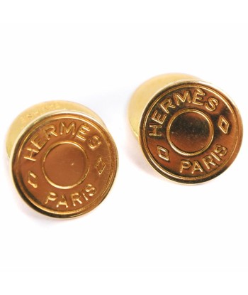 HERMES Hermes Serie Gold Plated Mens Cufflinks outlet