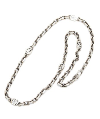 Gucci Interlocking G Chain Necklace Silver SV925 616941 2024