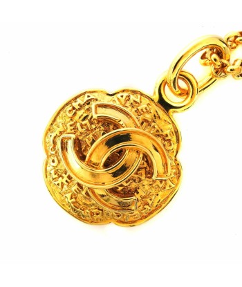 CHANEL Chanel Coco Mark Gold Plating 95A Womens Necklace la colonne vertébrale