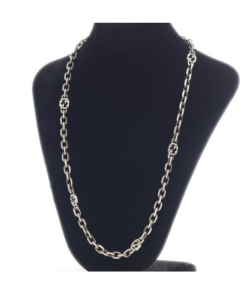 Gucci Interlocking G Chain Necklace Silver SV925 616941 Jusqu'à 80% De Réduction