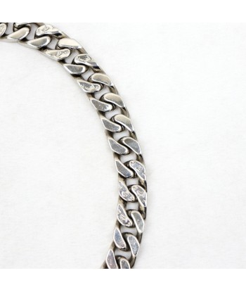 Louis Vuitton Collier Metal LV Chainlinks Necklace Monogram Mens Silver M68272 Amélioration de cerveau avec