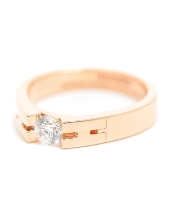 Hermes Hercules Ring 1P Diamond D0.25ct K18PG  50 Véritable concentré