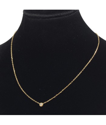 Cartier Diaman Leger SM Necklace 1P Diamond K18YG CRB72158 pas cher chine