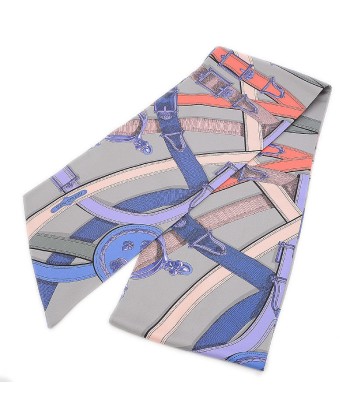 Hermes Twilly Silk Scarf GrayMulti-color en ligne des produits 