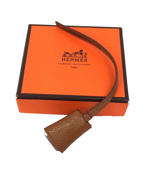 Hermes HERMES mini clochette dog tag charm Kushbel gold (brown) key chain pendant top Toutes les collections ici