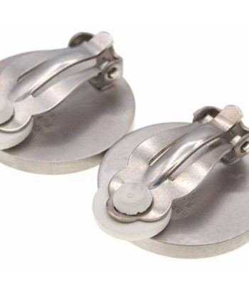 Hermes Earrings Serie Silver Color Metal Shell Ladies Dans la société mordern