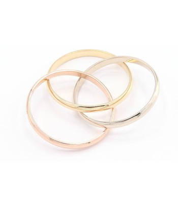 Cartier Ring Trinity K18 PG YG WG Pink Gold Yellow White Size 13 Narrow Jewelry Ladies solde