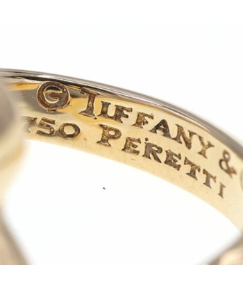 Tiffany Ring Elsa Peretti Open Heart K18 YG Yellow Gold No. 6 Jewelry Ladies soldes