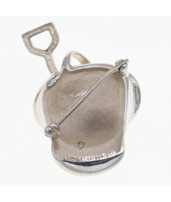 Tiffany Brooch Bucket Scoop Motif SV Sterling Silver Pendant Top Ladies est présent 