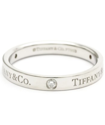 Tiffany Flat Band Ring 23776316 Platinum Diamond Band Ring Carat/0.07 l'évolution des habitudes 