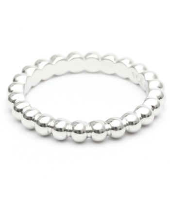 Van Cleef & Arpels Perlee  VCARN9PC00 White Gold (18K) Fashion No Stone Band Ring Silver soldes