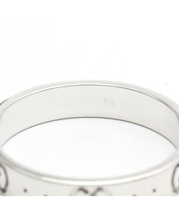 Gucci Icon White Gold (18K) Band Ring basket pas cher