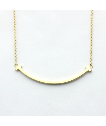 Tiffany Smile Yellow Gold (18K) No Stone WomenMen Fashion Pendant Necklace Les magasins à Paris et en Île-de-France