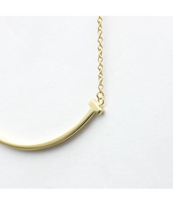 Tiffany Smile Yellow Gold (18K) No Stone WomenMen Fashion Pendant Necklace Les magasins à Paris et en Île-de-France