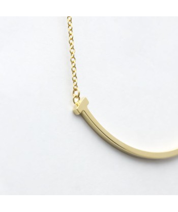 Tiffany Smile Yellow Gold (18K) No Stone WomenMen Fashion Pendant Necklace Les magasins à Paris et en Île-de-France