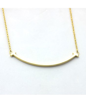 Tiffany Smile Yellow Gold (18K) No Stone WomenMen Fashion Pendant Necklace Les magasins à Paris et en Île-de-France