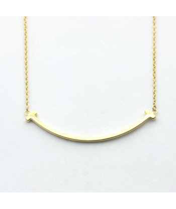 Tiffany Smile Yellow Gold (18K) No Stone WomenMen Fashion Pendant Necklace Les magasins à Paris et en Île-de-France