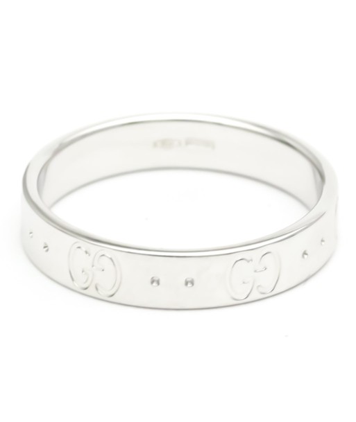 Gucci Icon White Gold (18K) Band Ring 50% de réduction en Octobre 2024