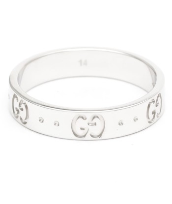 Gucci Icon White Gold (18K) Fashion No Stone Band Ring Silver Comment ça marche