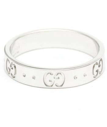 Gucci Icon White Gold (18K) Fashion No Stone Band Ring Silver Comment ça marche