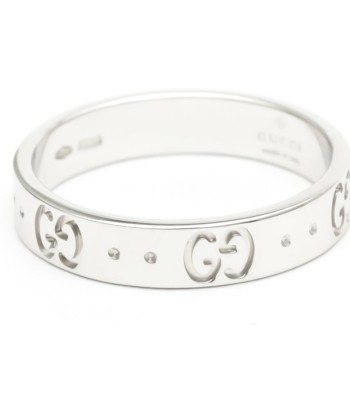 Gucci Icon White Gold (18K) Fashion No Stone Band Ring Silver Comment ça marche