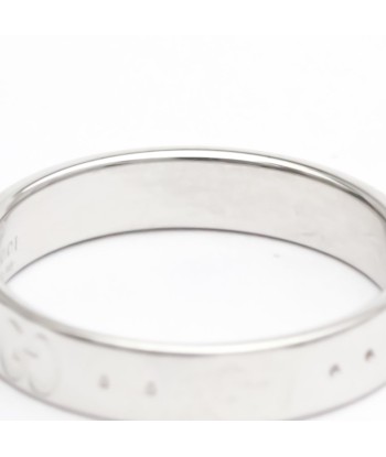 Gucci Icon White Gold (18K) Band Ring 50% de réduction en Octobre 2024