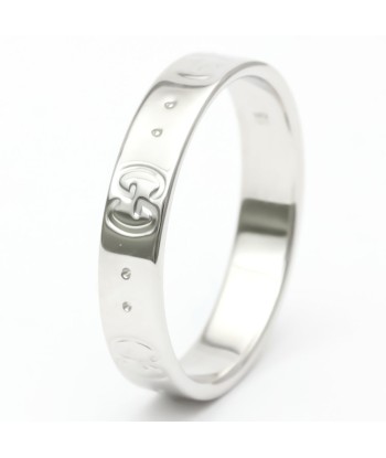 Gucci Icon White Gold (18K) Band Ring 50% de réduction en Octobre 2024