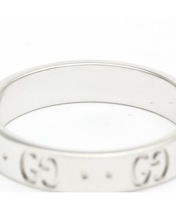 Gucci Icon White Gold (18K) Fashion No Stone Band Ring Silver Comment ça marche