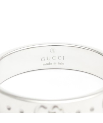 Gucci Icon White Gold (18K) Fashion No Stone Band Ring Silver Comment ça marche