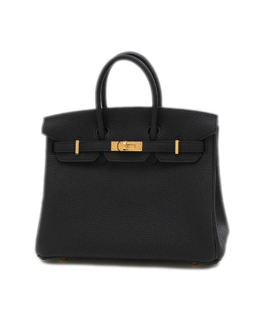 Hermes Birkin 25 Togo Leather Handbag Black de technologie