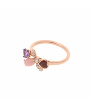 CHAUMET Chaumet Trap Mowa Bee  50 Ladies K18PG / Diamond Colored Stone Ring hantent personnes