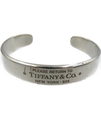 Tiffany Return to Narrow Cuff Bangle 2PD Silver 925 Diamond de l' environnement