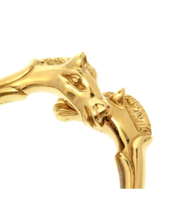 Hermes Cheval Horse Gold Bangle 372 HERMES de technologie