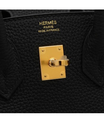 Hermes Birkin 25 Togo Leather Handbag Black de technologie