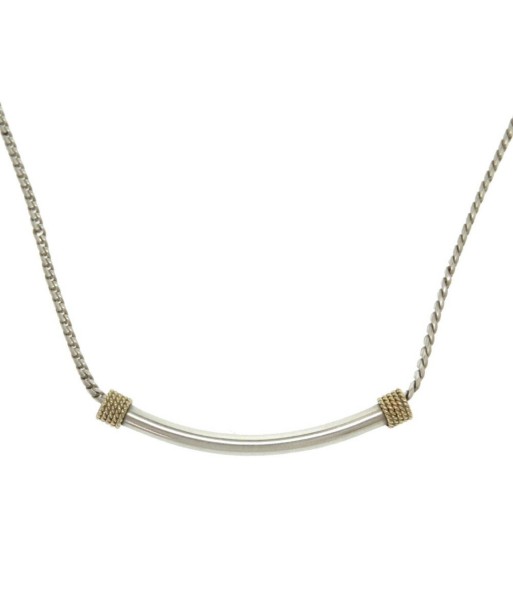 Tiffany T Smile K14YG K14 Yellow Gold Silver 925 Necklace s'inspire de l'anatomie humaine