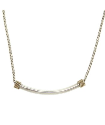 Tiffany T Smile K14YG K14 Yellow Gold Silver 925 Necklace s'inspire de l'anatomie humaine