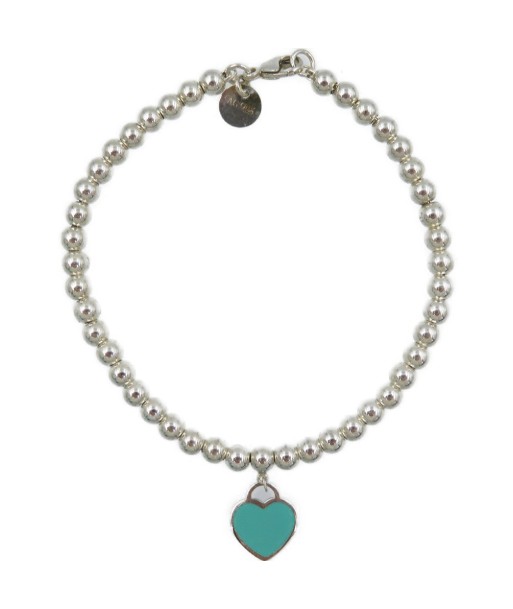 Tiffany Return to Blue Heart Tag Bee Co.s Bracelet Silver 925 à prix réduit toute l'année