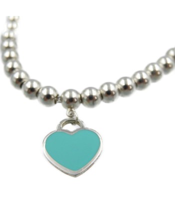 Tiffany Return to Blue Heart Tag Bee Co.s Bracelet Silver 925 à prix réduit toute l'année