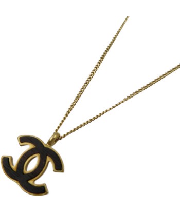 Chanel Coco Mark Metal Gold Black Necklace 043CHANEL suggérées chez